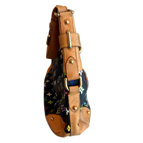 Louis Vuitton x Takashi Murakami Multicolor Monogram Greta Shoulder Bag