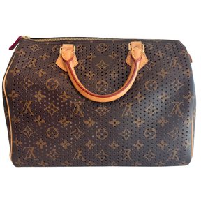 Louis Vuitton Perforated Canvas Limited Edition Speedy 30