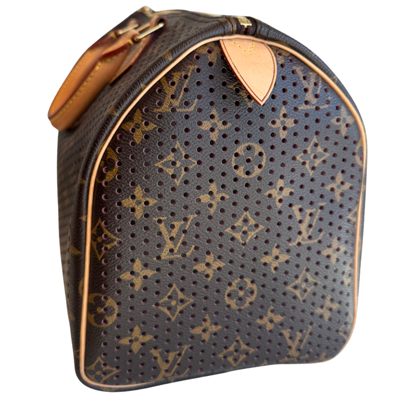 Louis Vuitton Perforated Canvas Limited Edition Speedy 30