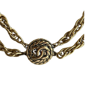 Chanel Logo Rope Necklace&nbsp;

Interlocking CC

Coiled Rope Medallion&nbsp;

Chunky Chain