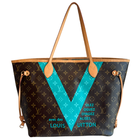 Louis Vuitton Limited Edition Monogram V Neverfull MM