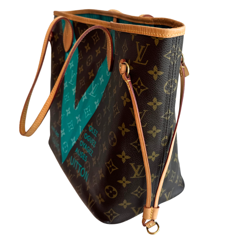 Louis Vuitton Limited Edition Monogram V Neverfull MM