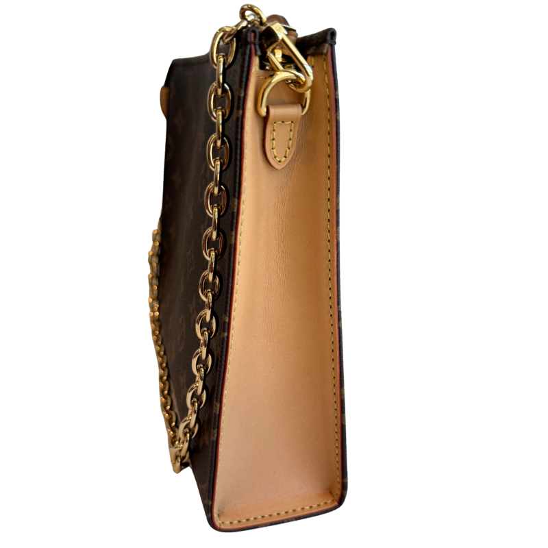 Louis Vuitton Monogram Toiletry Pouch On Chain + Strap