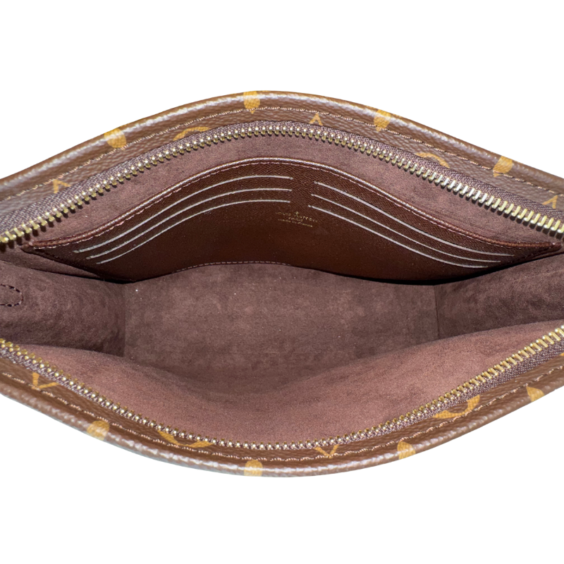 Louis Vuitton Monogram Toiletry Pouch On Chain + Strap