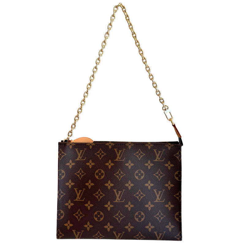 Louis Vuitton Monogram Toiletry Pouch On Chain + Strap