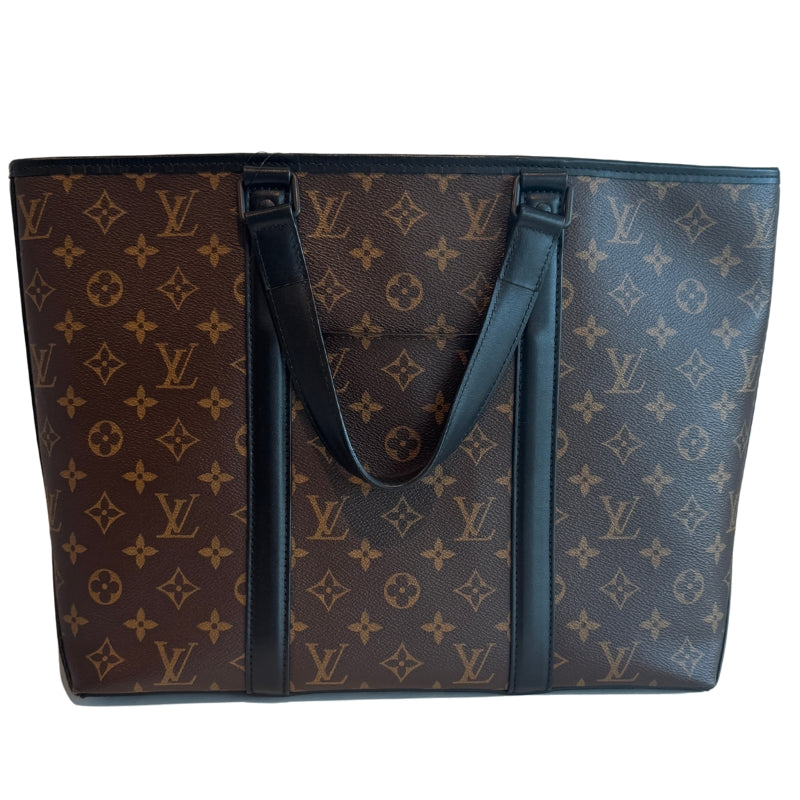 Louis Vuitton Monogram Macassar Weekend Tote GM