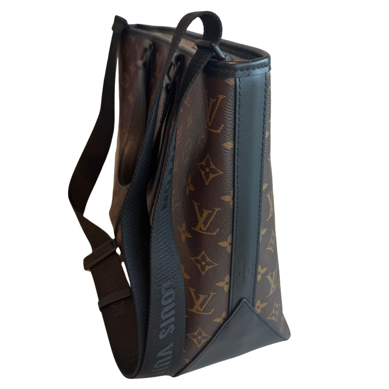 Louis Vuitton Monogram Macassar Weekend Tote GM