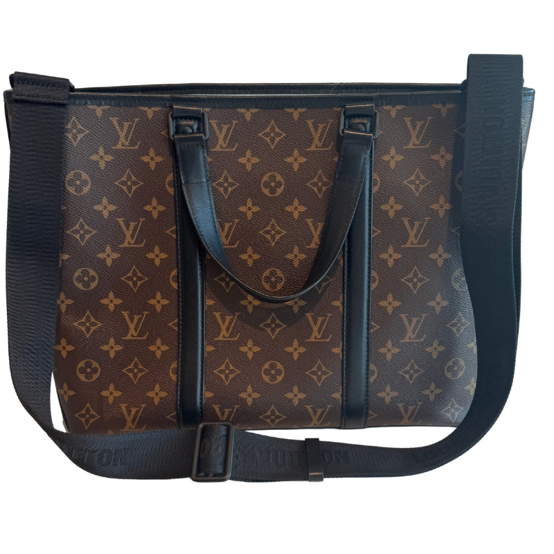 Louis Vuitton Monogram Macassar Weekend Tote GM