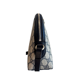 Left Side of Gucci Ophidia Monogram Dome Bag on a White Background. 