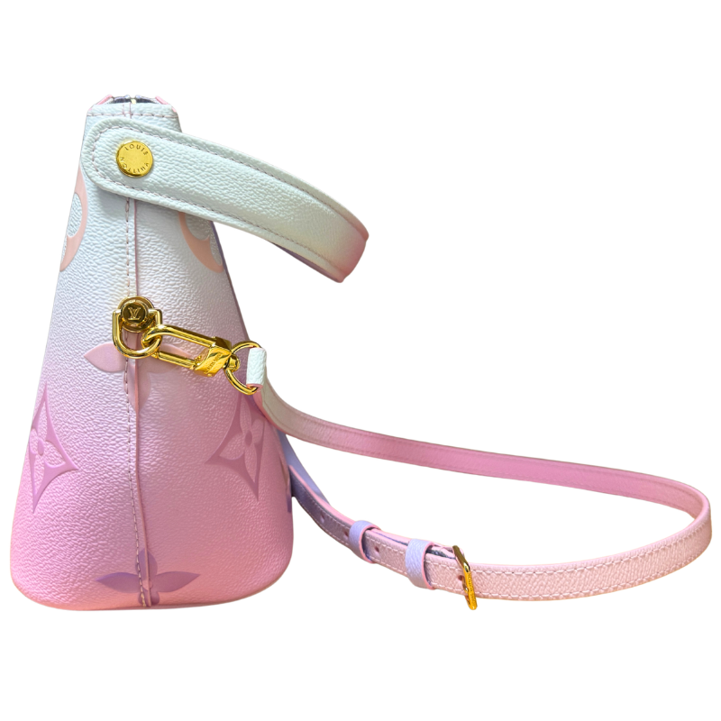 Louis Vuitton Sunrise Pastel Giant Monogram Spring In The City Marshmallow Hobo PM