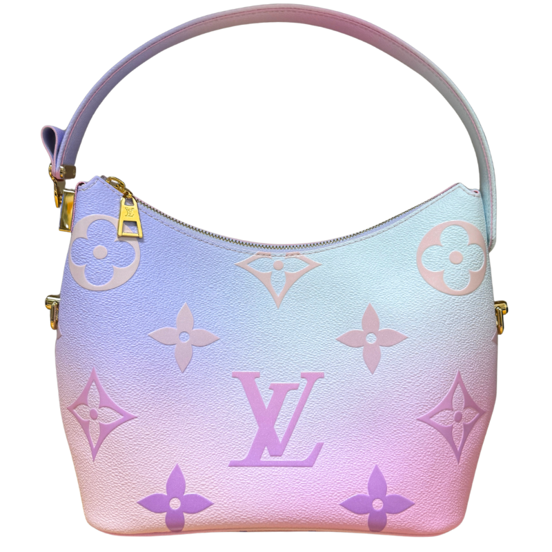 Louis Vuitton Sunrise Pastel Giant Monogram Spring In The City Marshmallow Hobo PM