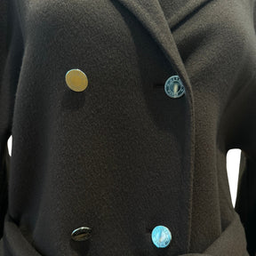 Hermes Brown Cashmere Overcoat