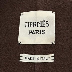 Hermes Brown Cashmere Overcoat