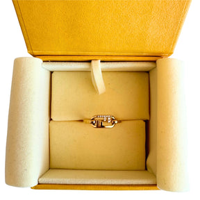 Fendi O'Lock Gold Colored Ring