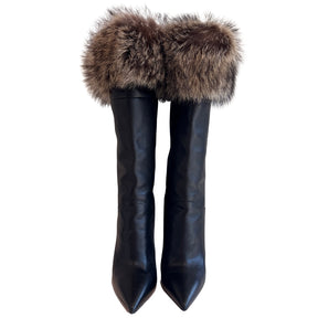 Christian Louboutin Fur Boots