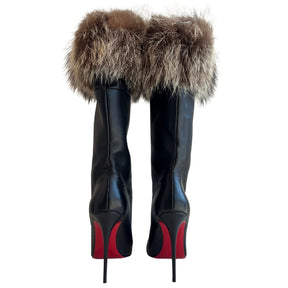 Christian Louboutin Fur Boots