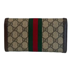 Gucci GG Canvas Ophidia Continental Wallet