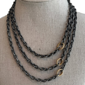 Liza Beth Triple-Chain Necklace
