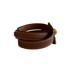 Hermes O'Kelly Double Wrap Lock Bracelet