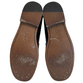 Christian Dior Leather Tassel Accent Loafers