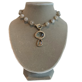The Woods Beaded Drop Pendant Necklace