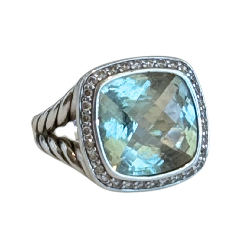 David Yurman Albion Ring With Prasiolite