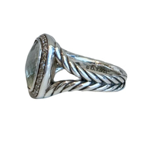 David Yurman Albion Ring With Prasiolite