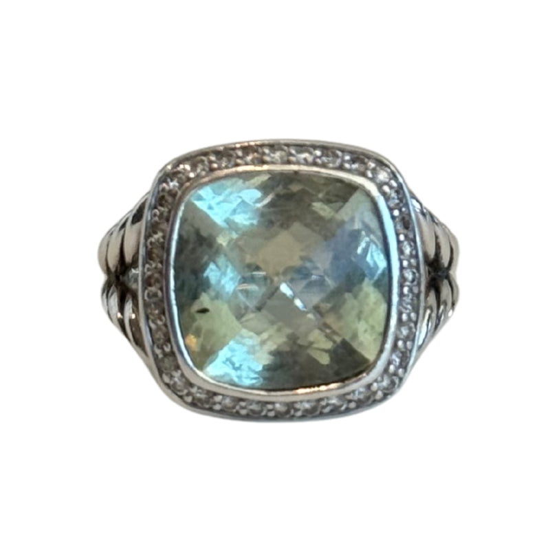 David Yurman Albion Ring With Prasiolite
