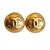 Chanel CC Logo Clip Earrings