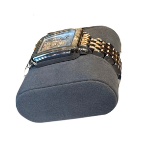 Michele Mixed Metal Two-Tone Diamond Detail Watch