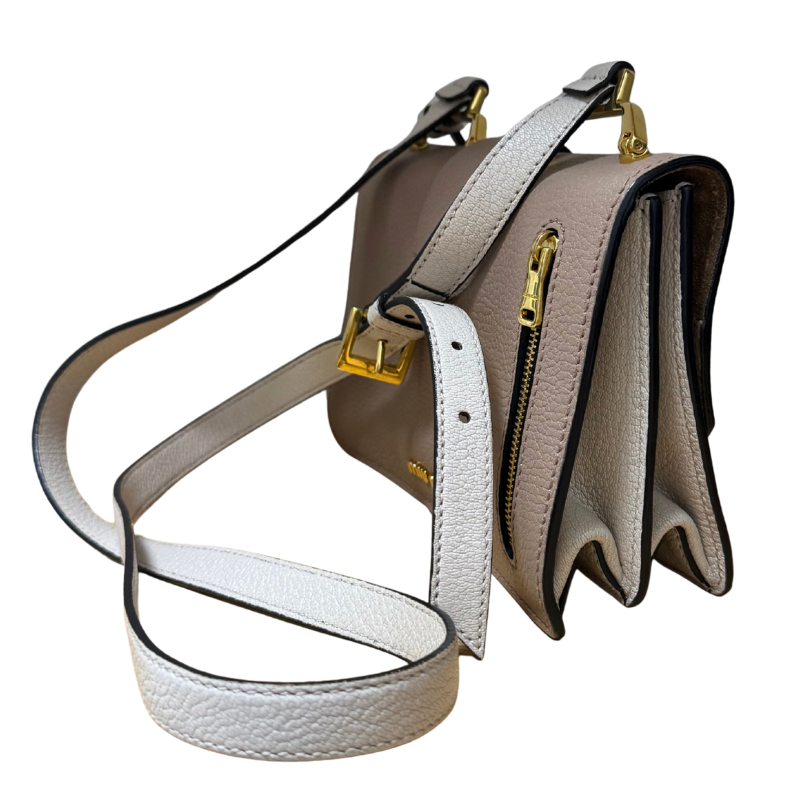Miu Miu Bicolor Small Madras Bag