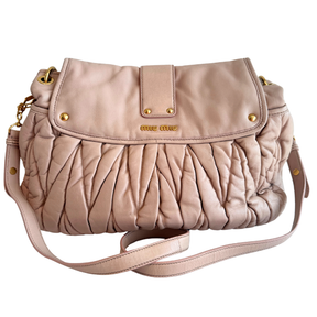 Miu Miu Matelasse Coffer Large Shoulder Bag