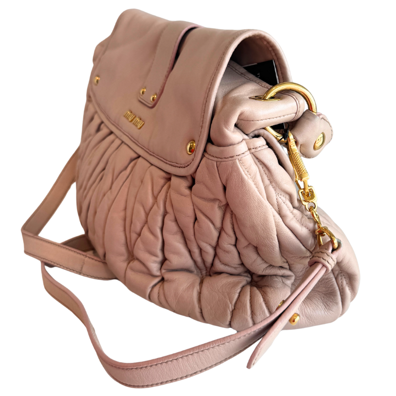 Miu Miu Matelasse Coffer Large Shoulder Bag