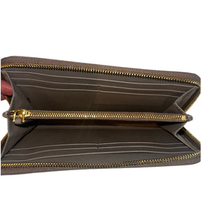 Prada Large Grey Saffiano Leather Wallet