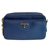 Prada Saffiano Front Pocket Crossbody Bag