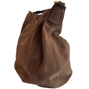 Prada Scamosciato Suede Hobo Tote