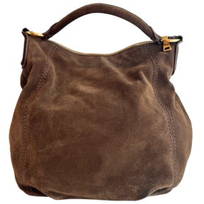 Prada Scamosciato Suede Hobo Tote