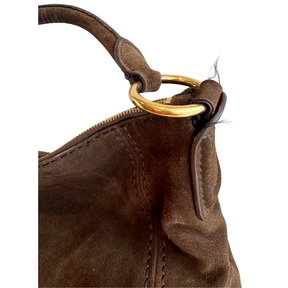 Prada Scamosciato Suede Hobo Tote