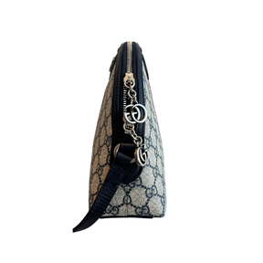 Right Side of Gucci Ophidia Monogram Dome Bag on a White Background. 