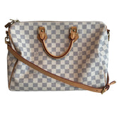 Louis Vuitton Damier Azur Speedy 35 Bandouliere