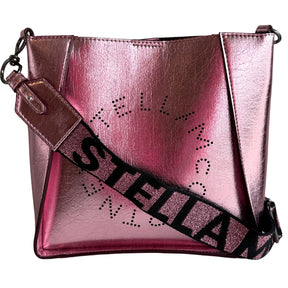 Stella McCartney Metallic Logo Crossbody