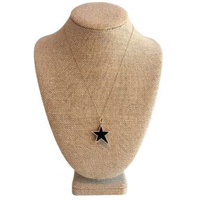 The Woods 14k Pave Diamond Star Pendant Necklace