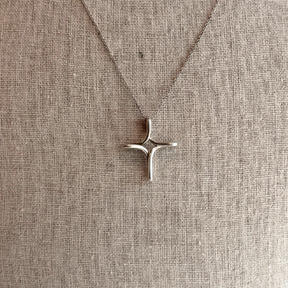 Tiffany & Co. Sterling Silver Infinity Cross Necklace