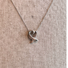 Tiffany & Co. Sterling Silver Loving Heart Necklace
