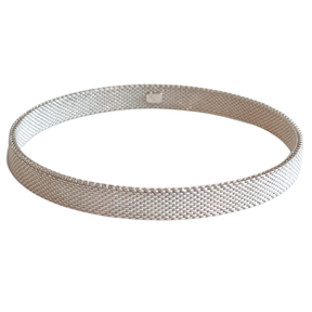 Tiffany & Co. Sterling Silver Somerset Mesh Bangle