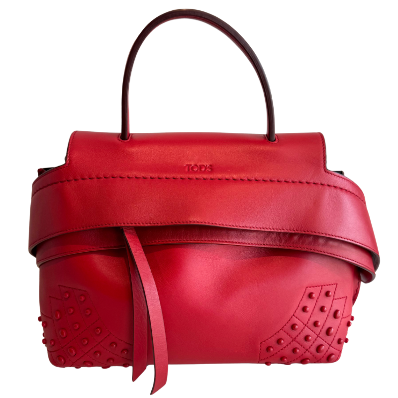 Todd's Top Handle Studded Wave Bag