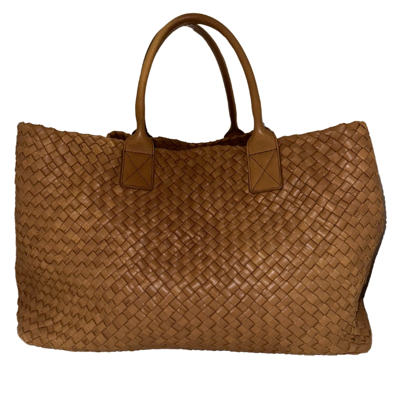 Bottega Veneta Brown Tote&nbsp;  Weave Pattern  Two Handles  Open Top  Interior Main Compartment&nbsp;  Leather&nbsp;  Dust Bag Included&nbsp;