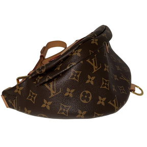 Louis Vuitton Bum Bag&nbsp;  LV Monogram&nbsp;  Gold-Toned Hardware&nbsp;  Flat Handle&nbsp;  Adjustable Waist&nbsp;  Leather Trim Embellishment&nbsp;  Single Exterior Pocket&nbsp;  Zip Closure at Front&nbsp;