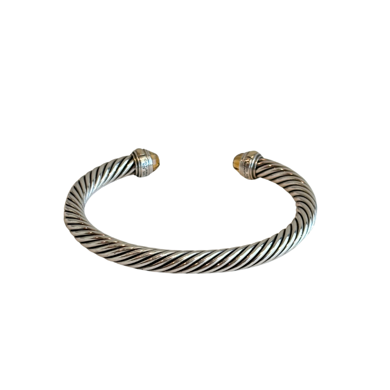 David Yurman Citrine Thick Cable Bracelet