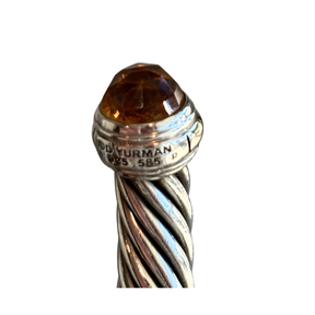 David Yurman Citrine Thick Cable Bracelet